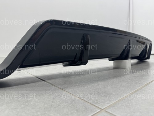 Юбка накладка заднего бампера Paradigma BMW X5 G05 2018-2025 черный глянец