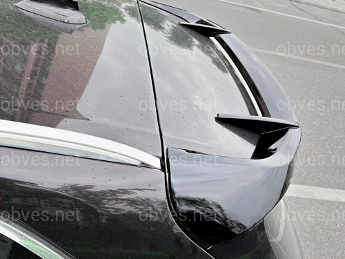 Спойлер на крышку багажника BMW X5 F15 2013-2018 ABS пластик, цвет черный глянец Спойлер на крышку багажника BMW X5 F15 2013-2018 ABS пластик, цвет черный глянец
