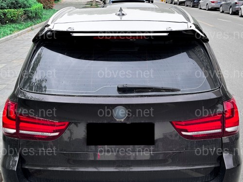 Спойлер на крышку багажника BMW X5 F15 2013-2018 ABS пластик, цвет черный глянец Спойлер на крышку багажника BMW X5 F15 2013-2018 ABS пластик, цвет черный глянец