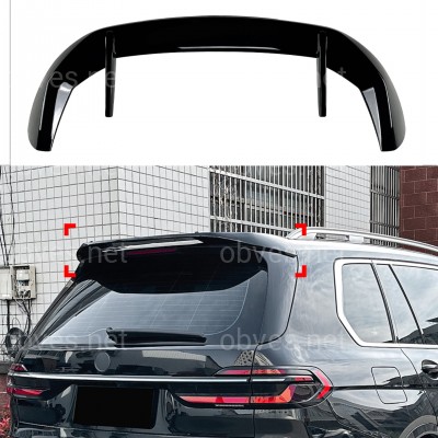 Спойлер на крышку багажника BMW X7 G07 2019- ABS пластик, цвет черный глянец Спойлер на крышку багажника BMW X7 G07 2019- ABS пластик, цвет черный глянец