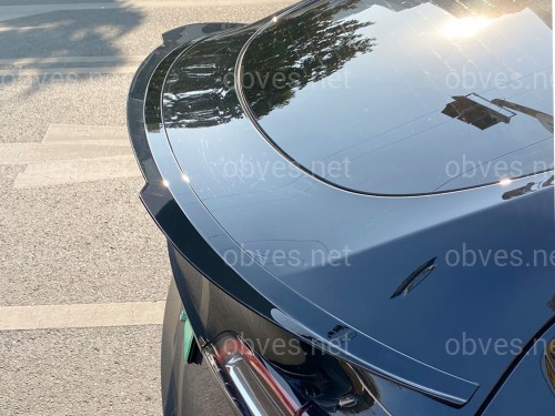 Спойлер лип Maxton Design для Tesla Model Y 2020-2024 ABS пластик, цвет черный глянец Спойлер лип Maxton Design для Tesla Model Y 2020-2024 ABS пластик, цвет черный глянец