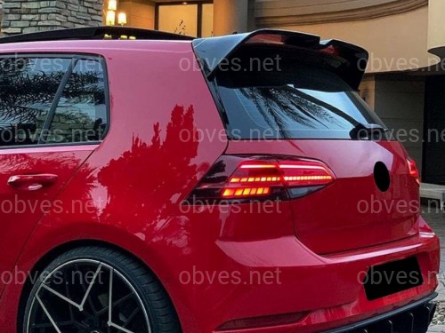 Спойлер козырек стиль Oettinger Volkswagen Golf 7 7.5 2013-2020 ABS пластик, цвет черный глянец Спойлер козырек стиль Oettinger Volkswagen Golf 7 7.5 2013-2020 ABS пластик, цвет черный глянец