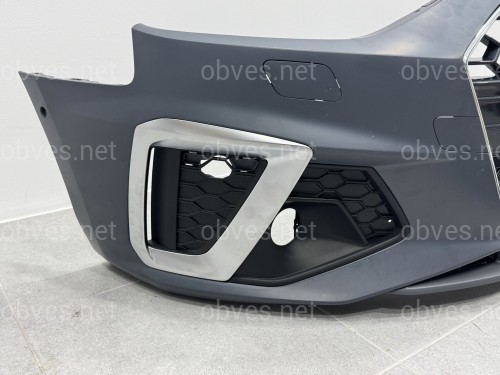 Бампер передний в сборе S-Line ХРОМ для Audi A4 B9 2020-2023 Бампер передний в сборе S-Line ХРОМ для Audi A4 B9 2020-2023