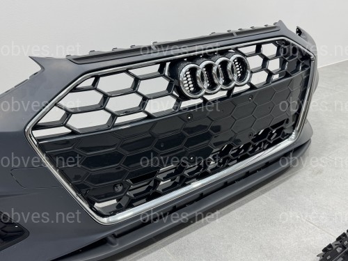 Бампер передний в сборе S-Line ХРОМ для Audi A4 B9 2020-2023 Бампер передний в сборе S-Line ХРОМ для Audi A4 B9 2020-2023
