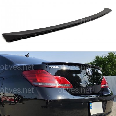 Спойлер лип на багажник Toyota Avalon 2006-2010 ABS пластик, цвет черный