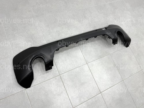 Накладка диффузор заднего бампера M Paket под парктроники для BMW X4 F26 2014-2018