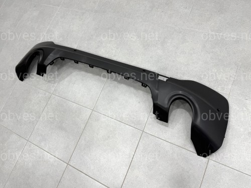 Накладка диффузор заднего бампера M Paket под парктроники для BMW X4 F26 2014-2018