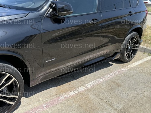 Накладки под пороги Paradigma M-Perfomance BMW X5 F15 2шт., цвет черный глянец