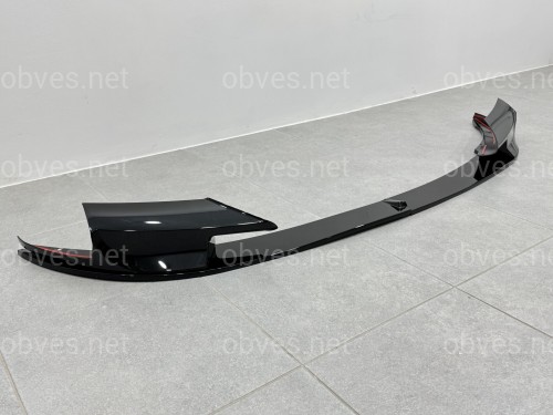 Юбка переднего бампера юбка M5 style BMW 5 series F10 F11 2010-2016 ABS пластик, черный глянец Юбка переднего бампера юбка M5 style BMW 5 series F10 F11 2010-2016 ABS пластик, черный глянец