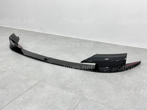 Юбка переднего бампера юбка M5 style BMW 5 series F10 F11 2010-2016 ABS пластик, черный глянец Юбка переднего бампера юбка M5 style BMW 5 series F10 F11 2010-2016 ABS пластик, черный глянец