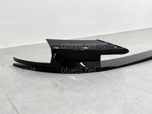 Юбка переднего бампера юбка M5 style BMW 5 series F10 F11 2010-2016 ABS пластик, черный глянец Юбка переднего бампера юбка M5 style BMW 5 series F10 F11 2010-2016 ABS пластик, черный глянец