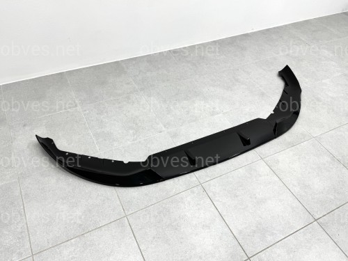 Юбка накладка переднего бампера M Perfomance BMW 5 series G30 G31 LCI 2020-2024 ABS пластик, черный глянец Юбка накладка переднего бампера M Perfomance BMW 5 series G30 G31 LCI 2020-2024 ABS пластик, черный глянец