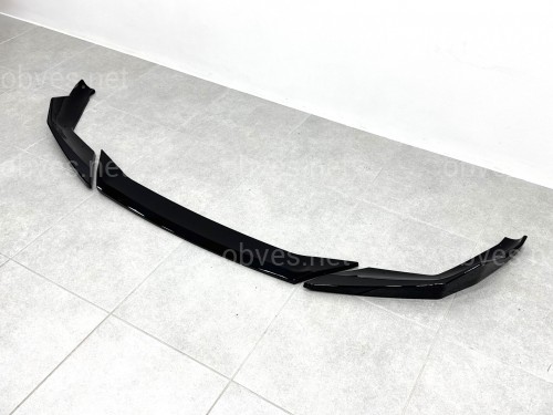 Юбка накладка переднего бампера M5 BMW 5 series G30 G31 M5 F90 LCI 2020-2023 ABS пластик, черный глянец Юбка накладка переднего бампера M5 BMW 5 series G30 G31 M5 F90 LCI 2020-2023 ABS пластик, черный глянец