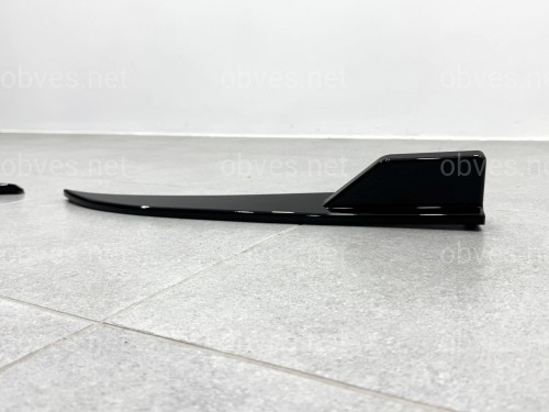 Лезвия уголки заднего бампера M-Performance BMW 3 series F30 2012-2018 2шт. черный глянец Лезвия уголки заднего бампера M-Performance BMW 3 series F30 2012-2018 2шт. черный глянец