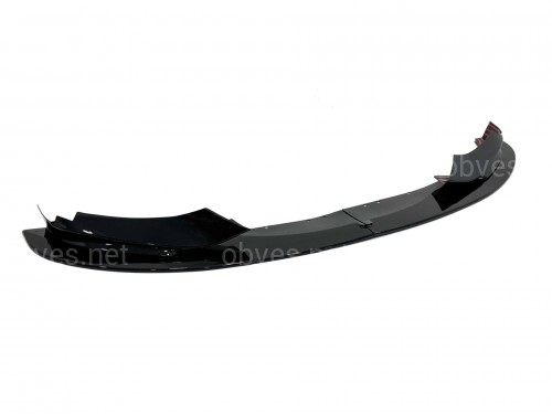 Юбка переднего бампера M performance BMW 4 series F32 F33 F36 2013-2020 ABS пластик, черный глянец Юбка переднего бампера M performance BMW 4 series F32 F33 F36 2013-2020 ABS пластик, черный глянец