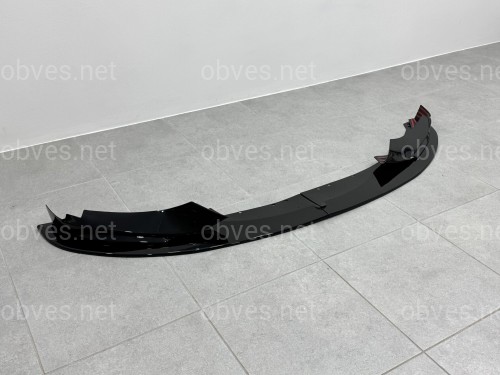 Юбка переднего бампера M performance BMW 4 series F32 F33 F36 2013-2020 ABS пластик, черный глянец Юбка переднего бампера M performance BMW 4 series F32 F33 F36 2013-2020 ABS пластик, черный глянец