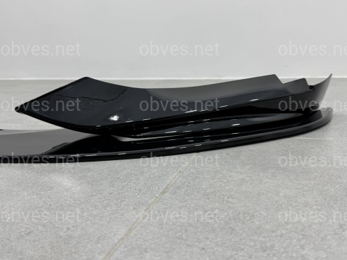 Юбка переднего бампера M performance BMW 4 series F32 F33 F36 2013-2020 ABS пластик, черный глянец Юбка переднего бампера M performance BMW 4 series F32 F33 F36 2013-2020 ABS пластик, черный глянец