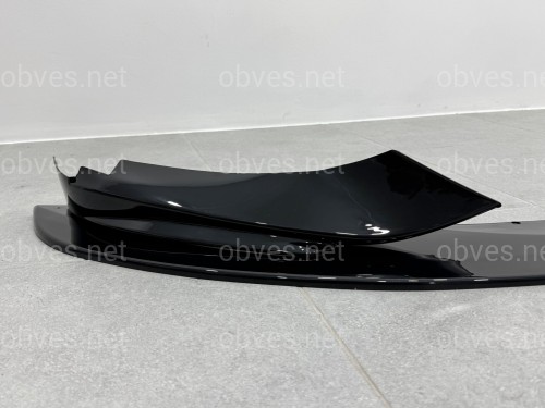 Юбка переднего бампера M performance BMW 4 series F32 F33 F36 2013-2020 ABS пластик, черный глянец Юбка переднего бампера M performance BMW 4 series F32 F33 F36 2013-2020 ABS пластик, черный глянец