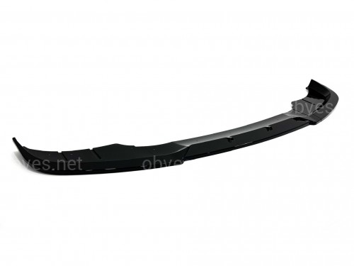 Юбка накладка переднего бампера BMW 5 series F10 F11 LCI 2013-2016 ABS пластик, цвет черный глянец Юбка накладка переднего бампера BMW 5 series F10 F11 LCI 2013-2016 ABS пластик, цвет черный глянец