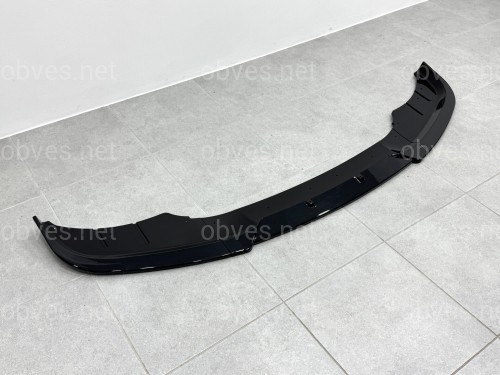 Юбка накладка переднего бампера BMW 5 series F10 F11 LCI 2013-2016 ABS пластик, цвет черный глянец Юбка накладка переднего бампера BMW 5 series F10 F11 LCI 2013-2016 ABS пластик, цвет черный глянец