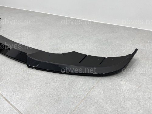 Юбка накладка переднего бампера BMW 5 series F10 F11 LCI 2013-2016 ABS пластик, цвет черный глянец Юбка накладка переднего бампера BMW 5 series F10 F11 LCI 2013-2016 ABS пластик, цвет черный глянец