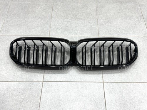 Решетка радиатора ноздри стиль M5 F90 для BMW 5 Series G30 / G31 2020+ черный глянец Решетка радиатора ноздри стиль M5 F90 для BMW 5 Series G30 / G31 2020+ черный глянец