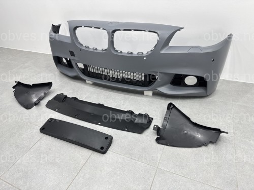 Комплект обвеса M paket рестайлинг 2013+ для BMW 5 series F10 2010-2016 (передний / задний бампер, пороги)