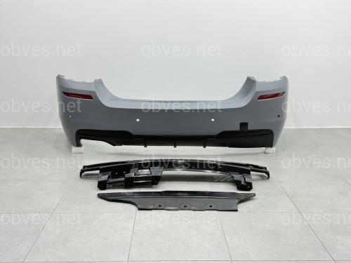 Комплект обвеса M paket рестайлинг 2013+ для BMW 5 series F10 2010-2016 (передний / задний бампер, пороги)