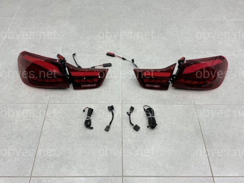 Задние LED фонари стиль M4 для BMW 4 series F32 F33 F36 F82 F83 2013-2020 красные, комплект 4шт.