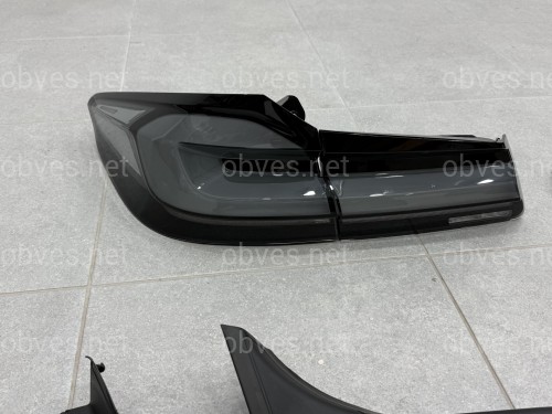 Задние дымчатые LED фонари LCI 2020+ для BMW G30 2017-2020
