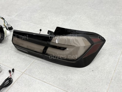 Задние LED фонари стиль G30 для BMW 3 series F30 2012-2018 дымчатые, комплект 4шт. Задние LED фонари стиль G30 для BMW 3 series F30 2012-2018 дымчатые, комплект 4шт.