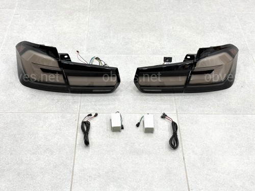 Задние LED фонари стиль G30 для BMW 3 series F30 2012-2018 дымчатые, комплект 4шт. Задние LED фонари стиль G30 для BMW 3 series F30 2012-2018 дымчатые, комплект 4шт.