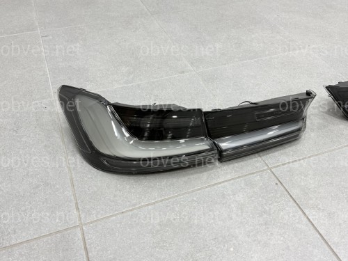 Задние дымчатые фонари Европа с жёлтым поворотником для BMW 3 series G20 G80 2019- Задние дымчатые фонари Европа с жёлтым поворотником для BMW 3 series G20 G80 2019-