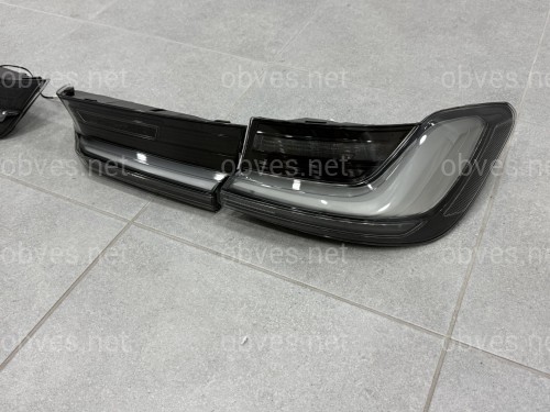 Задние дымчатые фонари Европа с жёлтым поворотником для BMW 3 series G20 G80 2019- Задние дымчатые фонари Европа с жёлтым поворотником для BMW 3 series G20 G80 2019-