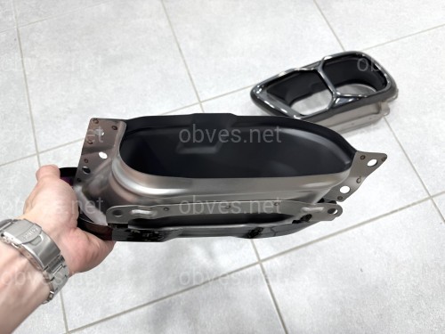 Насадки на выхлопные трубы M60i LCI для BMW X5 G05 / X6 G06 / X7 G07 черные Насадки на выхлопные трубы M60i LCI для BMW X5 G05 / X6 G06 / X7 G07 черные