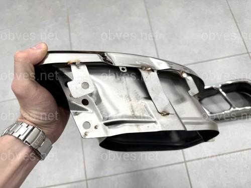 Насадки на выхлопные трубы M50i LCI для BMW X5 G05 / X6 G06 / X7 G07 хром Насадки на выхлопные трубы M50i LCI для BMW X5 G05 / X6 G06 / X7 G07 хром