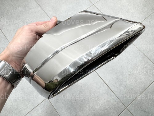 Насадки на выхлопные трубы M Paket для BMW X3 G01 / X4 G02 2022-2024 хром