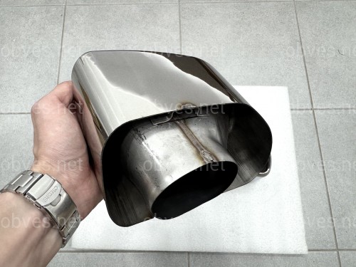 Насадки на выхлопные трубы M Paket для BMW X3 G01 / X4 G02 2018-2021 хром Насадки на выхлопные трубы M Paket для BMW X3 G01 / X4 G02 2018-2021 хром
