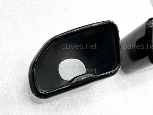 Насадки на выхлопные трубы M Paket для BMW X3 G01 / X4 G02 2018-2021 черные