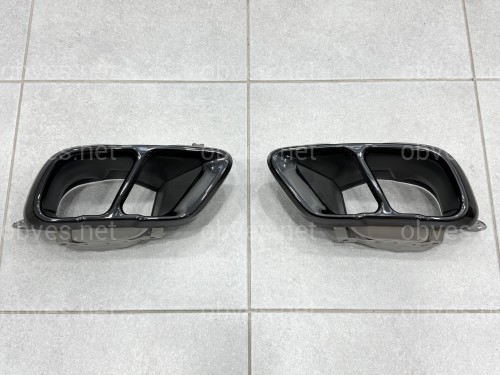 Насадки на выхлопные трубы M Paket LCI для BMW X5 G05 / X6 G06 / X7 G07 черные Насадки на выхлопные трубы M Paket LCI для BMW X5 G05 / X6 G06 / X7 G07 черные