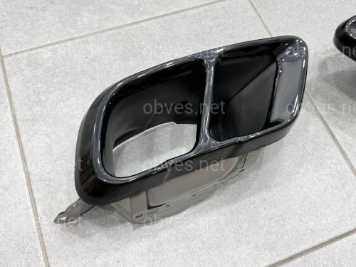 Насадки на выхлопные трубы M Paket LCI для BMW X5 G05 / X6 G06 / X7 G07 черные Насадки на выхлопные трубы M Paket LCI для BMW X5 G05 / X6 G06 / X7 G07 черные