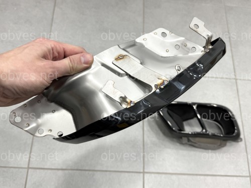 Насадки на выхлопные трубы M Paket LCI для BMW X5 G05 / X6 G06 / X7 G07 черные Насадки на выхлопные трубы M Paket LCI для BMW X5 G05 / X6 G06 / X7 G07 черные