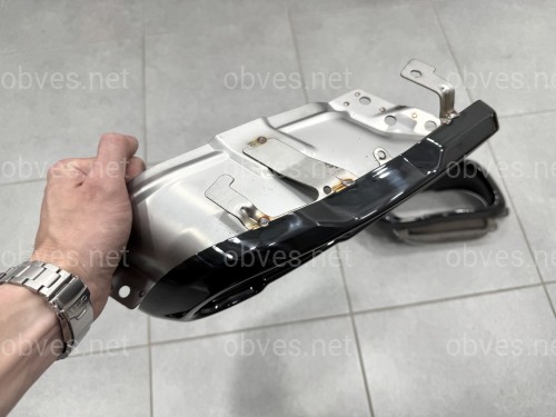 Насадки на выхлопные трубы M50i для BMW X5 G05 / X6 G06 / X7 G07 черные