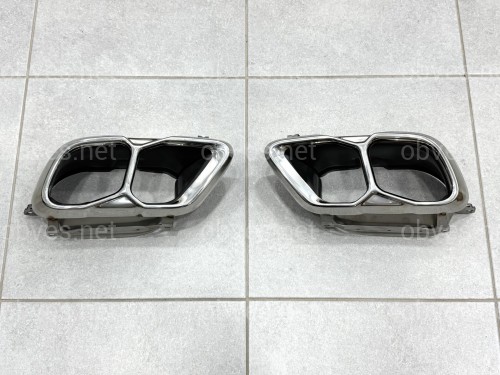 Насадки на выхлопные трубы M60i LCI для BMW X5 G05 / X6 G06 / X7 G07 хром Насадки на выхлопные трубы M60i LCI для BMW X5 G05 / X6 G06 / X7 G07 хром