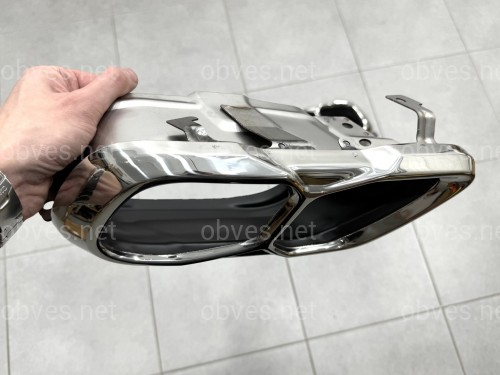 Насадки на выхлопные трубы M60i LCI для BMW X5 G05 / X6 G06 / X7 G07 хром Насадки на выхлопные трубы M60i LCI для BMW X5 G05 / X6 G06 / X7 G07 хром