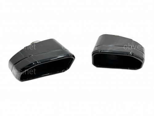 Насадки на выхлопные трубы M Paket для BMW X3 G01 / X4 G02 2022-2024 черные