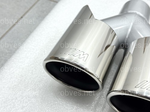 Насадки на выхлопные трубы стиль M5 BMW 5 Series F10 / F11 2010-2017 хром Насадки на выхлопные трубы стиль M5 BMW 5 Series F10 / F11 2010-2017 хром