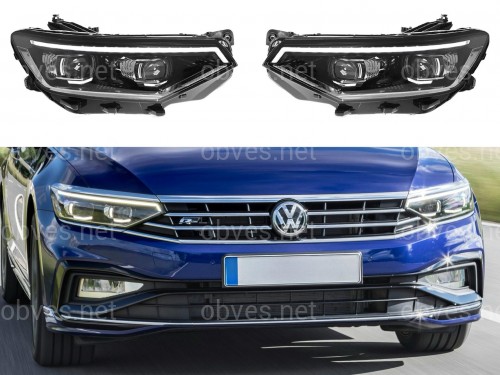 Фары FULL LED Volkswagen Passat B8,5 ЕВРОПА 2019-2024 Фары FULL LED Volkswagen Passat B8,5 ЕВРОПА 2019-2024