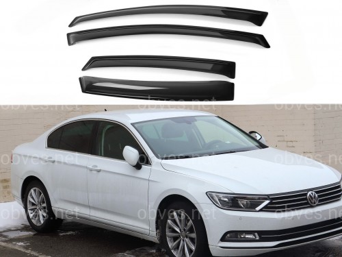 Дефлекторы окон SIM Volkswagen Passat B8 SD 2015- Дефлекторы окон SIM Volkswagen Passat B8 SD 2015-