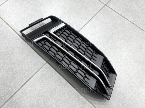 Накладка переднего бампера AUDI A4 B9 2015-2019 ПРАВАЯ СТОРОНА Накладка переднего бампера AUDI A4 B9 2015-2019 ПРАВАЯ СТОРОНА
